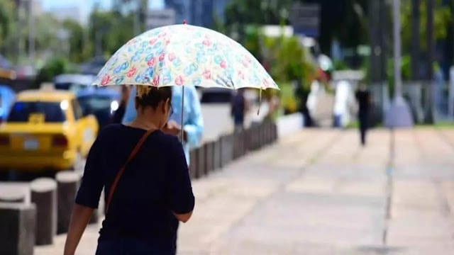 Indomet: Nubes dispersas y mucho calor; aguaceros en la tarde