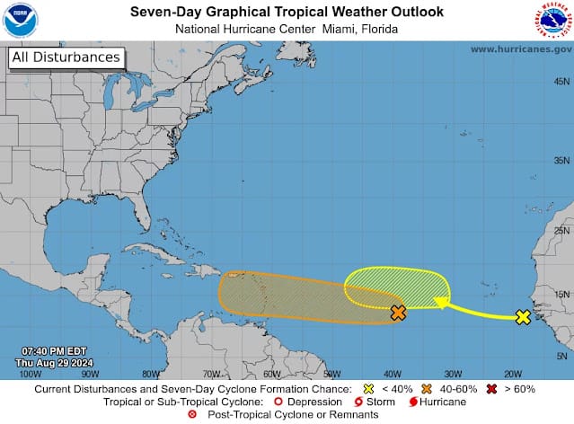 Dos nuevas amenazas en el Atlántico: ¿Se formarán depresiones tropicales en el Caribe?