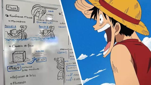 Profesor mexicano usa One Piece para enseñar física