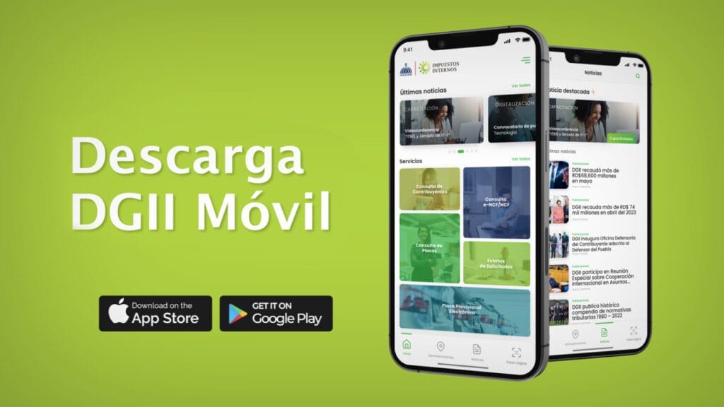 DGII moderniza su aplicación móvil para simplificar trámites y mejorar la experiencia de los usuarios 6 magen que muestra la interfaz de la aplicación DGII Móvil, destacando sus nuevas funcionalidades y mejoras para facilitar los trámites fiscales.