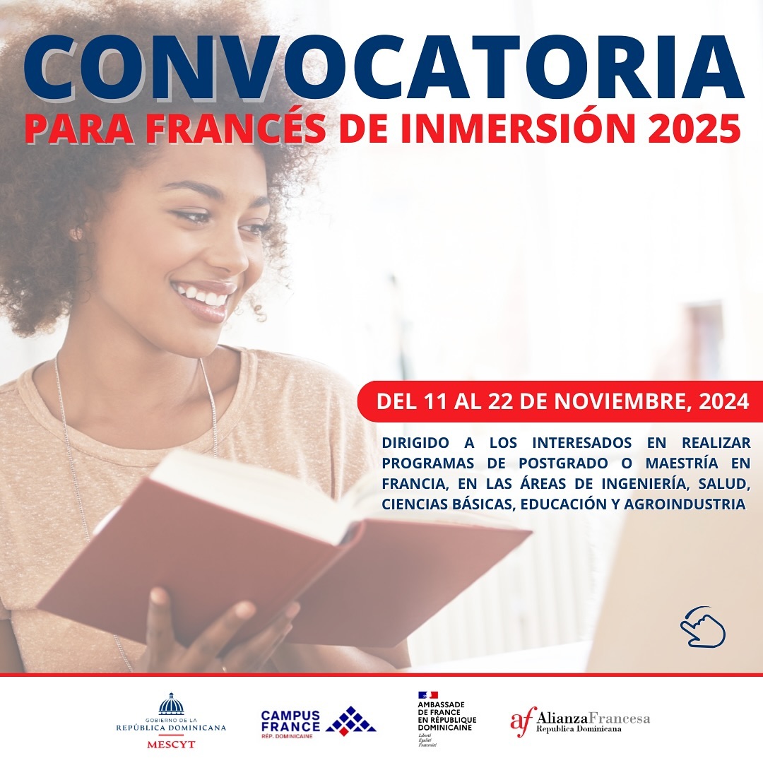 CONVOCATORIA AL ESTUDIO DE FRANCÉS DE INMERSIÓN 2025