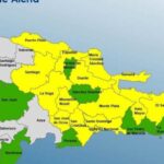 Clima en RD: 25 provincias en alertas por onda tropical, vaguada y frente frío.