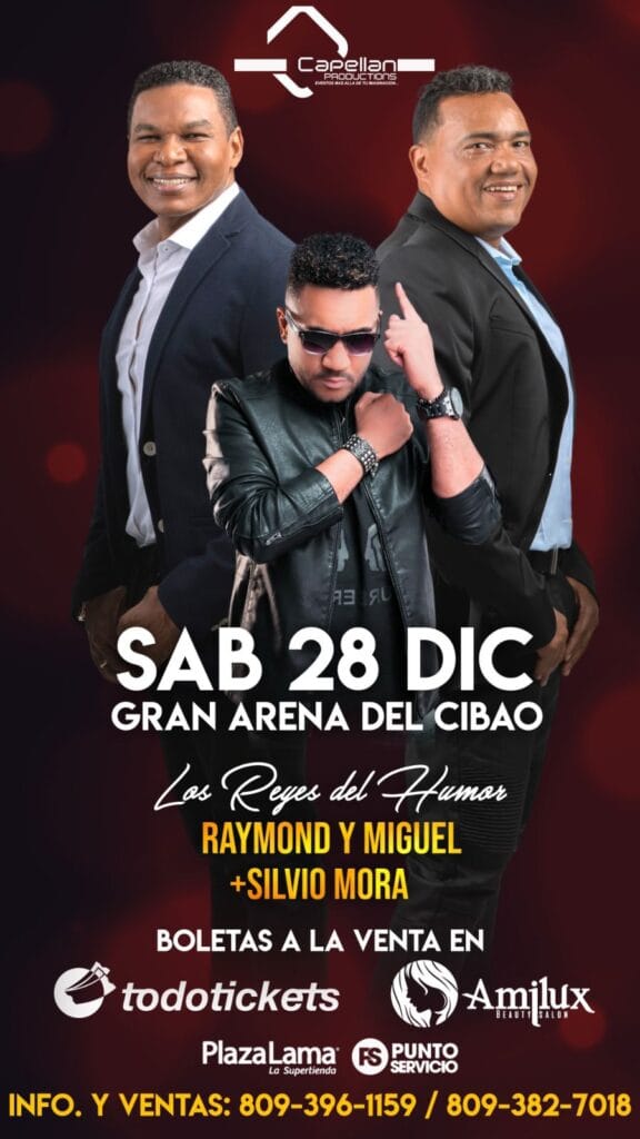 “Los 30 años de Los Reyes del Humor” serán celebrados en Gran Arena del Cibao 6