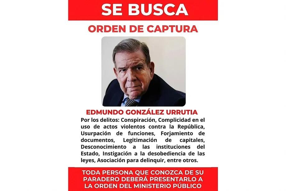 Ofrecen recompensa de US$ 100,000 por información sobre el opositor venezolano Edmundo González 6
