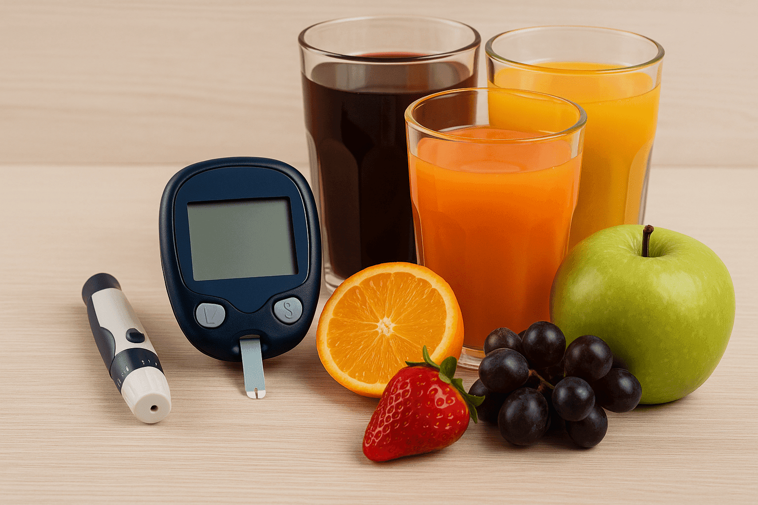 Diabetes y jugos de frutas 5 Descubre por qué los jugos de frutas naturales pueden ser beneficiosos para pacientes con diabetes y cómo incluirlos correctamente en la dieta. Aprende qué frutas son recomendables y cómo prepararlos sin afectar los niveles de glucosa.