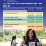 Calendario Académico Oficial Curso Intersemestral 2025-15 UASD 3