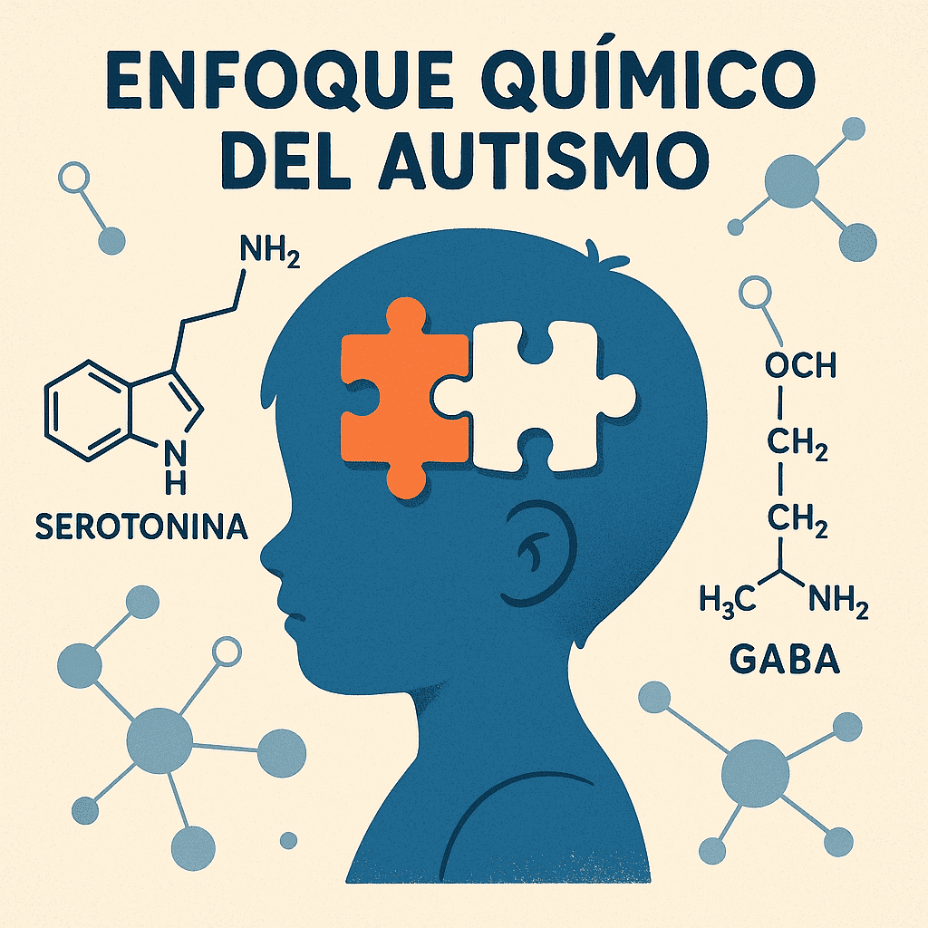 Enfoque químico del autismo (1 de 2) 5 Descubre el origen y las definiciones del autismo desde un enfoque químico. Aprende sobre factores genéticos, epigenéticos y ambientales que influyen en el TEA.