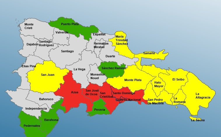Distrito Nacional y cinco provincias en alerta roja por intensas lluvias 5