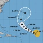 Tormenta tropical Gabrielle avanza al oeste mientras autoridades llaman a mantenerse informados 2 Tormenta tropical Gabrielle avanza al oeste mientras autoridades llaman a mantenerse informados