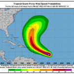 Jerry mantiene su avance y podría alcanzar fuerza de huracán rumbo a las Islas de Sotavento 3 Jerry mantiene su avance y podría alcanzar fuerza de huracán rumbo a las Islas de Sotavento