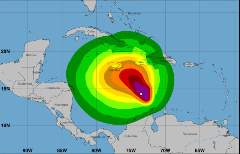 Tormenta Melissa provocará lluvias más intensas este jueves en gran parte del país 5 Meteorología pronostica lluvias más fuertes el jueves por la tormenta Melissa en gran parte del país.