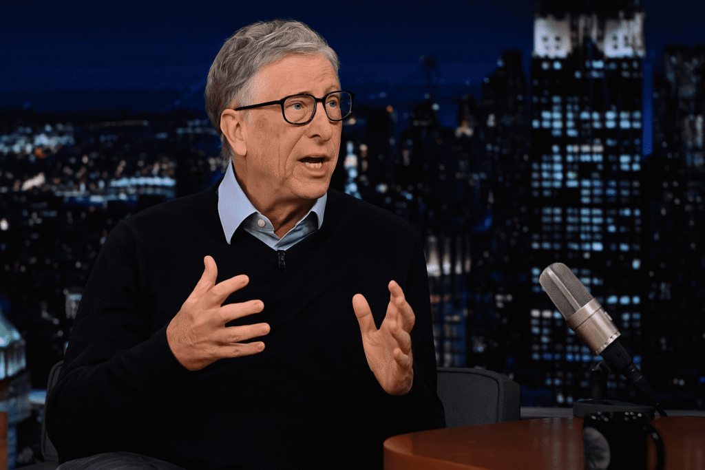 Bill Gates prevé que la inteligencia artificial reemplazará la mayoría de las tareas humanas antes de 2035, transformando el trabajo y la educación.