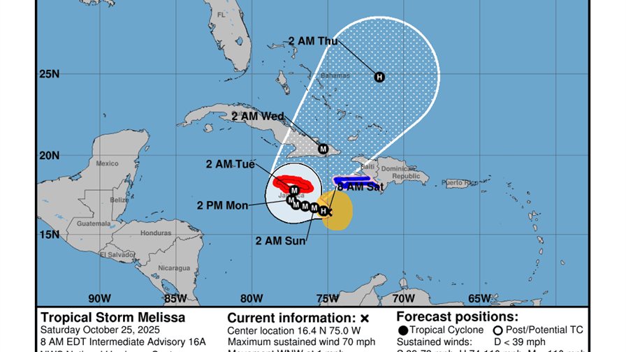 Melissa se aproxima a Jamaica con riesgo de huracán e inundaciones 11 Melissa se aproxima a Jamaica con riesgo de huracán e inundaciones