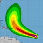 Tormenta tropical Jerry avanza hacia el Caribe con posibles lluvias en el país 2 Tormenta tropical Jerry avanza hacia el Caribe con posibles lluvias en el país