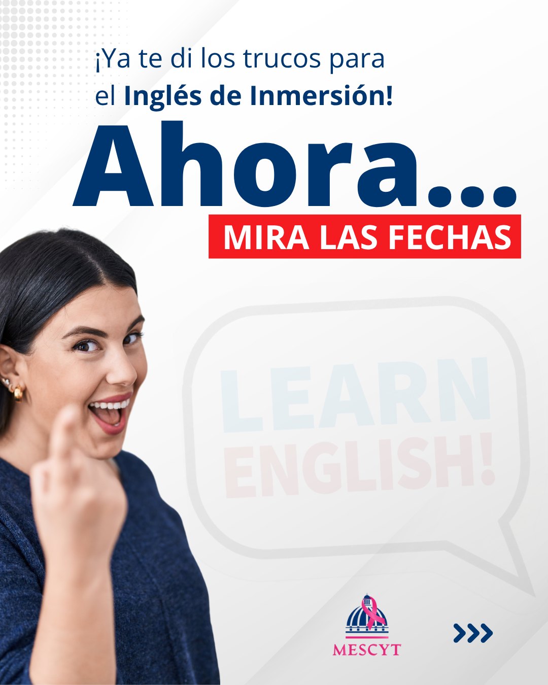 ¡Apertura del Programa de Inglés de Inmersión 2026! 5