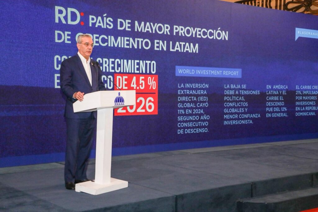 Presidente Abinader destaca República Dominicana se consolida como epicentro de confianza e inversión en América Latina