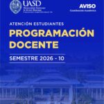 Descarga la programación docente UASD 2026-1 y consulta todas las asignaturas, horarios y secciones disponibles para el nuevo semestre. Accede fácilmente al calendario académico actualizado y organiza tu inscripción sin contratiempos.