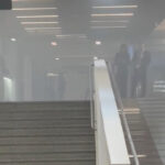 Evacúan Terminal B de Las Américas por humo en área de llegadas 2 Evacúan Terminal B de Las Américas por humo en área de llegadas