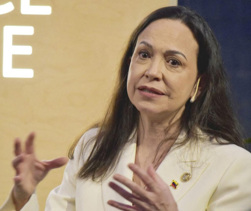 Machado confía en Trump para la "libertad" de Venezuela