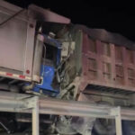 Tragedia en yaguate choque de tres pesados causa Caos Vial