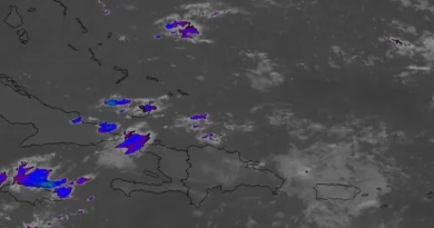 Lluvias intensas y tormentas llegan a parte de República Dominicana