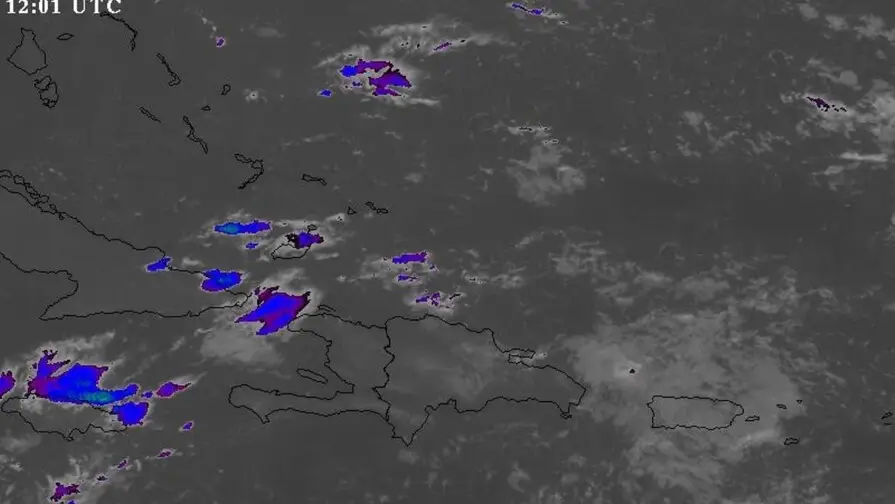 Lluvias intensas y tormentas llegan a parte de República Dominicana