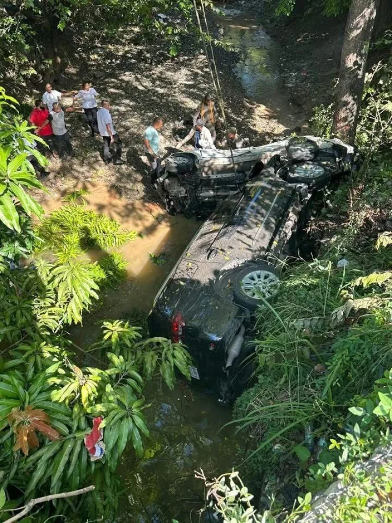 Accidente de escolta presidencial deja tres heridos en Puerto Plata
