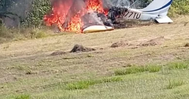 Investigan incidente aéreo tras incendio de avioneta en Dajabón
