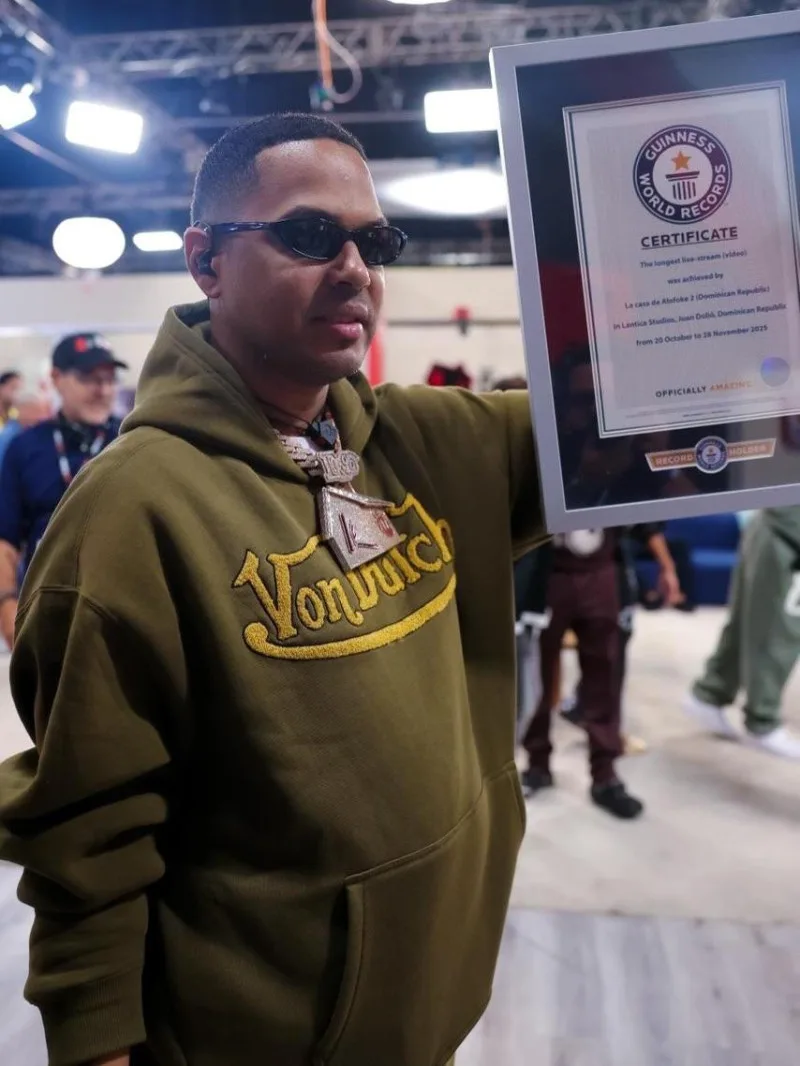 Santiago Matías busca segundo Guinness con transmisión de “Planeta Alofoke”