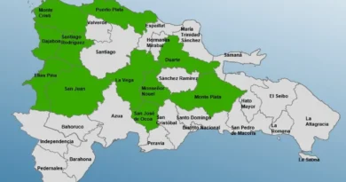 Once provincias en alerta por lluvias intensas en República Dominicana
