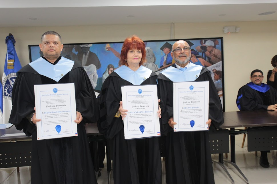 UASD exalta cuatro académicos a Profesores Honorarios