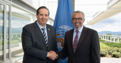 Ministro Víctor Atallah aborda agenda con Tedros Ghebreyesus previo a asumir presidencia de la Asamblea Mundial de la Salud