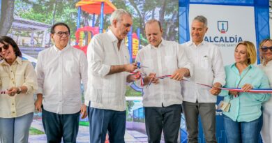 Alcaldía de Santiago entrega Parque Los Jazmines junto al presidente Abinader con inversión de más de RD$10,226,705.6