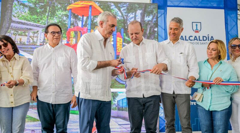 Alcaldía de Santiago entrega Parque Los Jazmines junto al presidente Abinader con inversión de más de RD$10,226,705.6 1