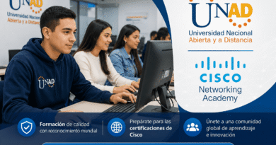 Cursos Gratuitos de Tecnología UNAD y Cisco: "Skills For Jobs" 5 Potencia tu perfil laboral con el programa gratuito "Skills For Jobs" de la UNAD e ITP junto a Cisco. Certifícate en Ciberseguridad, IA, Python y más.
