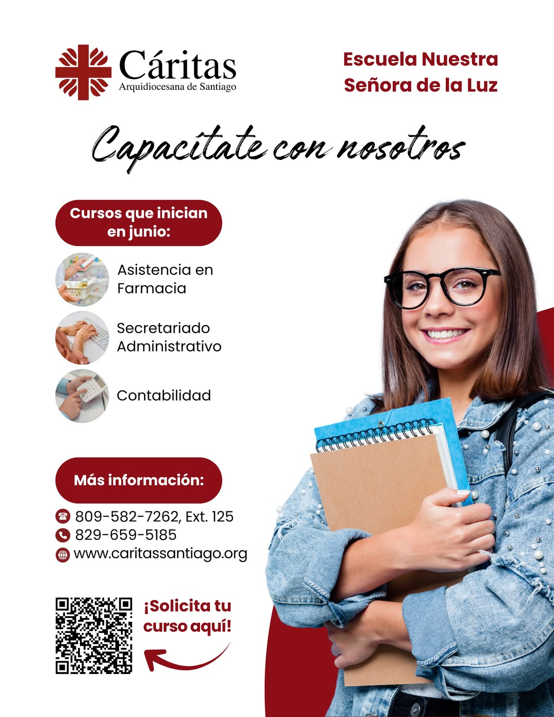 Abren inscripciones para cursos gratuitos de Asistencia en Farmacia, Secretariado y Contabilidad con aval de INFOTEP